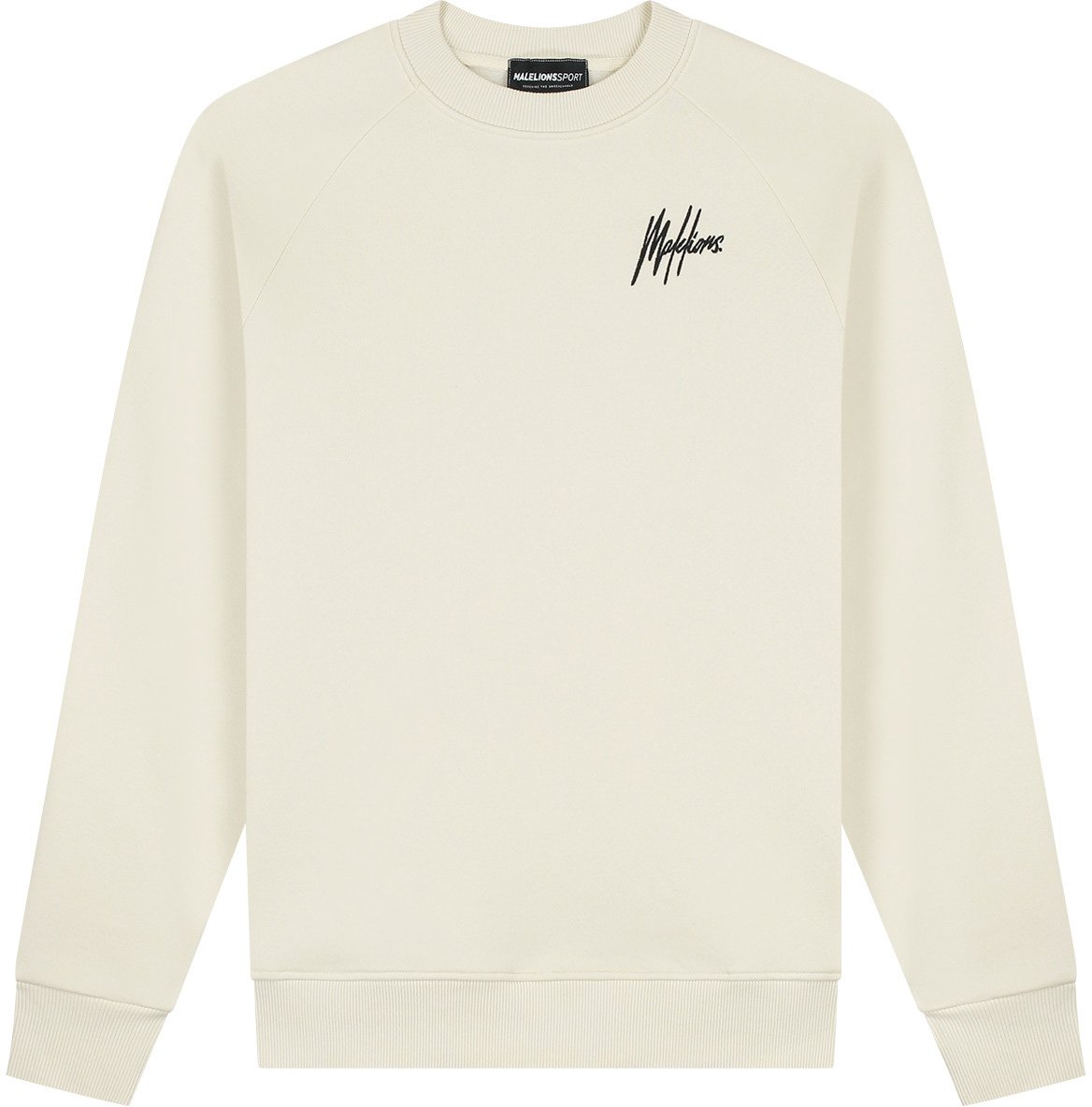 Malelions Malelions Sport Logo Raglan Sweater Wit