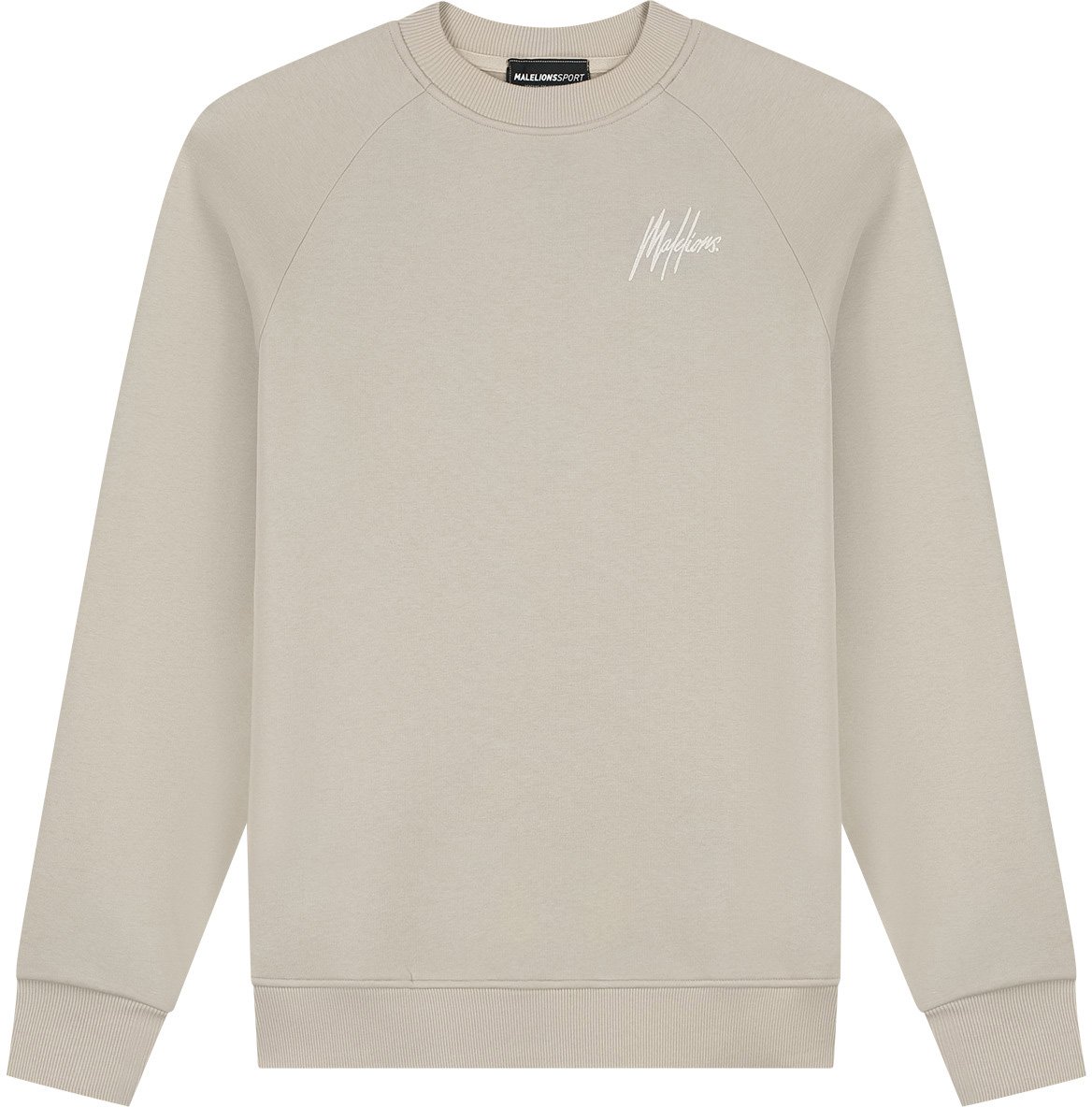 Malelions Malelions Sport Logo Raglan Sweater Beige