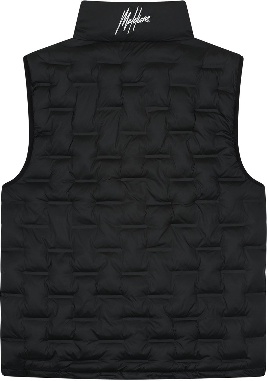 Malelions Malelions Sport Aerotech Sealed Quilted Vest Zwart