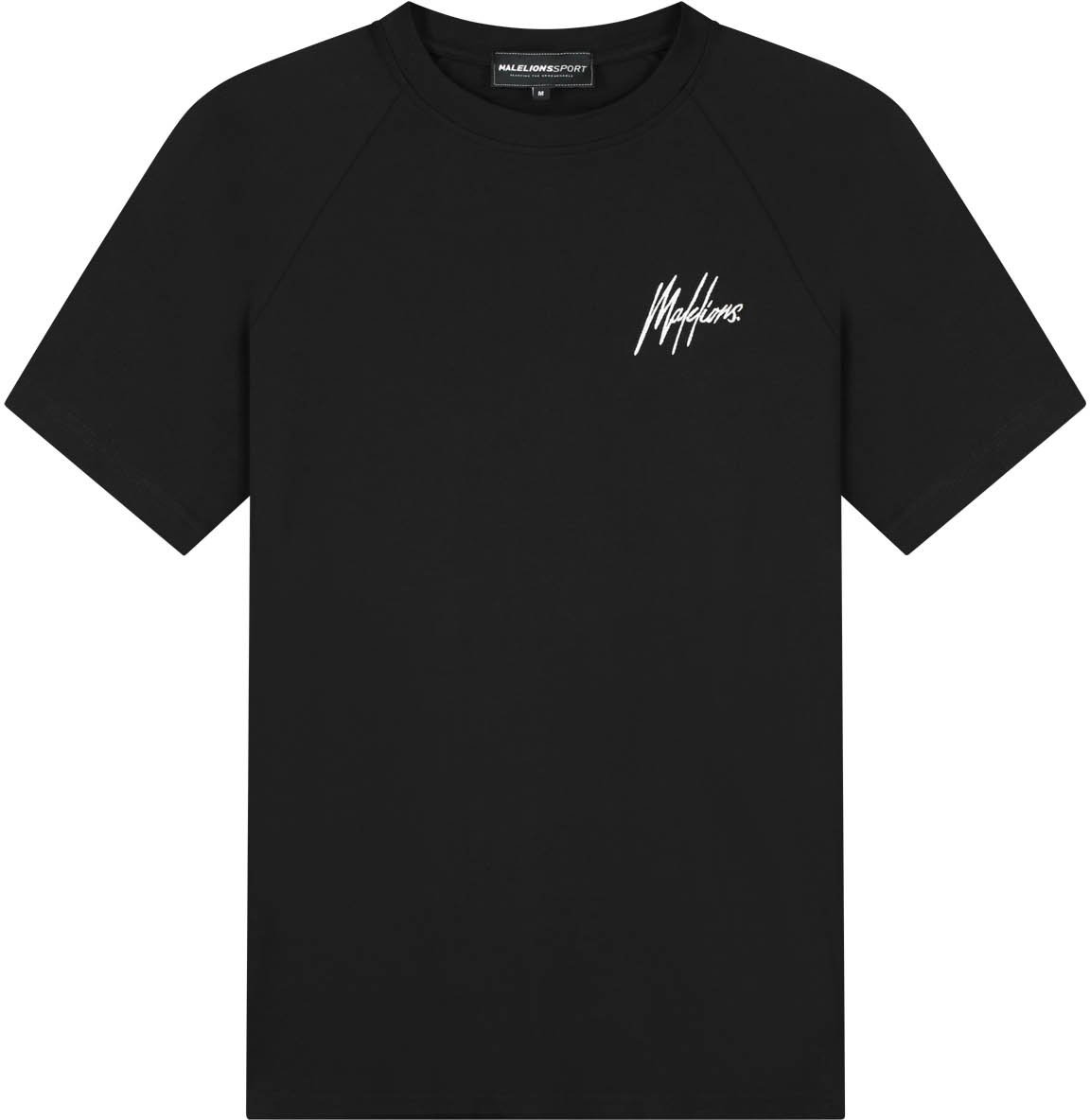 Malelions Malelions Sport Logo Raglan T-Shirt Zwart