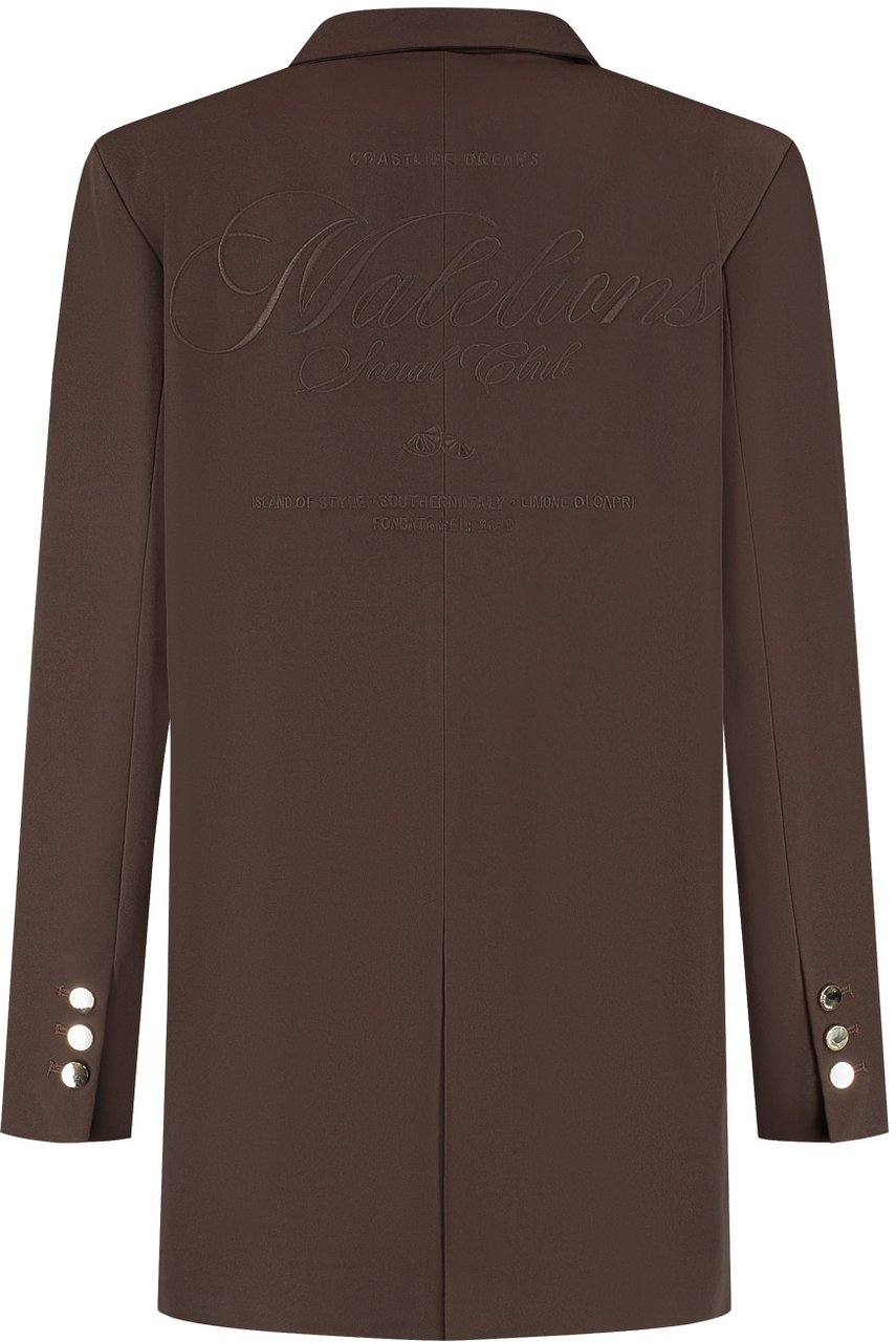 Malelions Malelions Women Oversized Social Club Blazer Paars