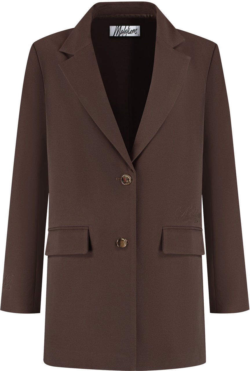 Malelions Malelions Women Oversized Social Club Blazer Paars