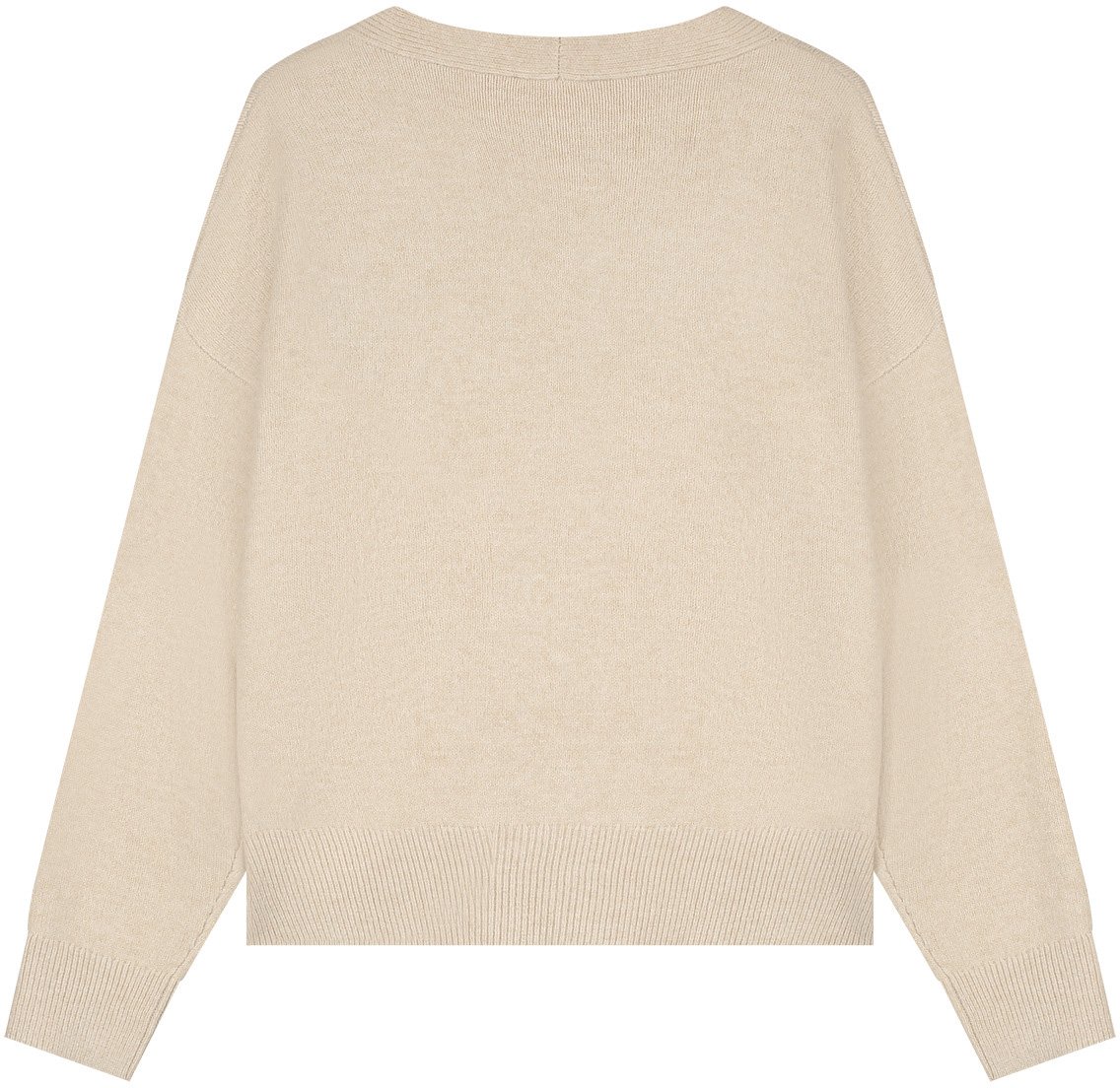 Malelions Malelions Women Oversized Knitted Cardigan Beige