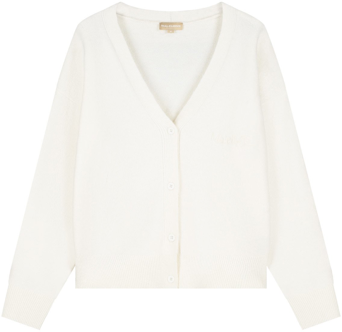 Malelions Malelions Women Oversized Knitted Cardigan Bruin