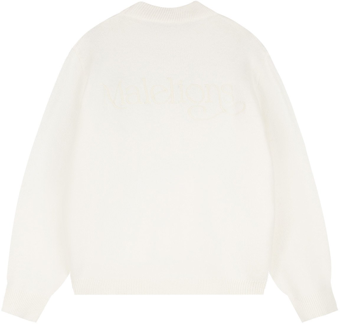 Malelions Malelions Women Oversized Knitted Sweater Bruin