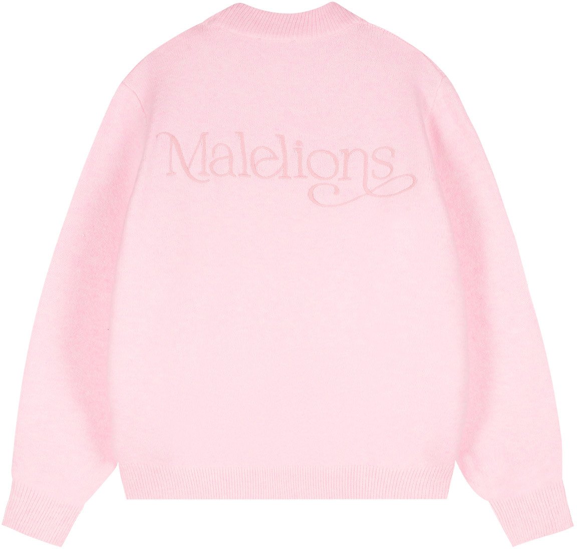 Malelions Malelions Women Oversized Knitted Sweater Roze