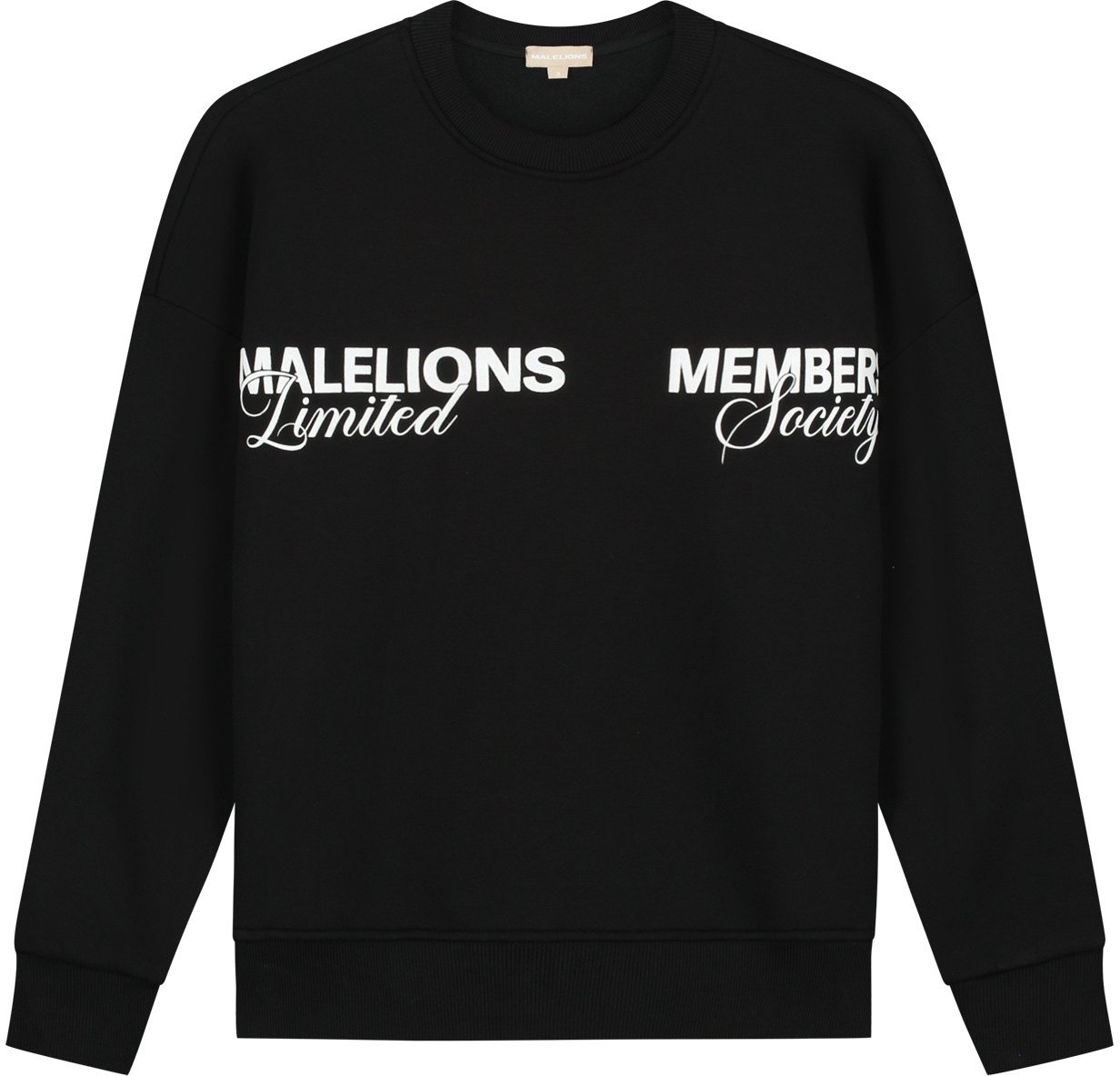 Malelions Malelions Women Members Society Sweater Zwart