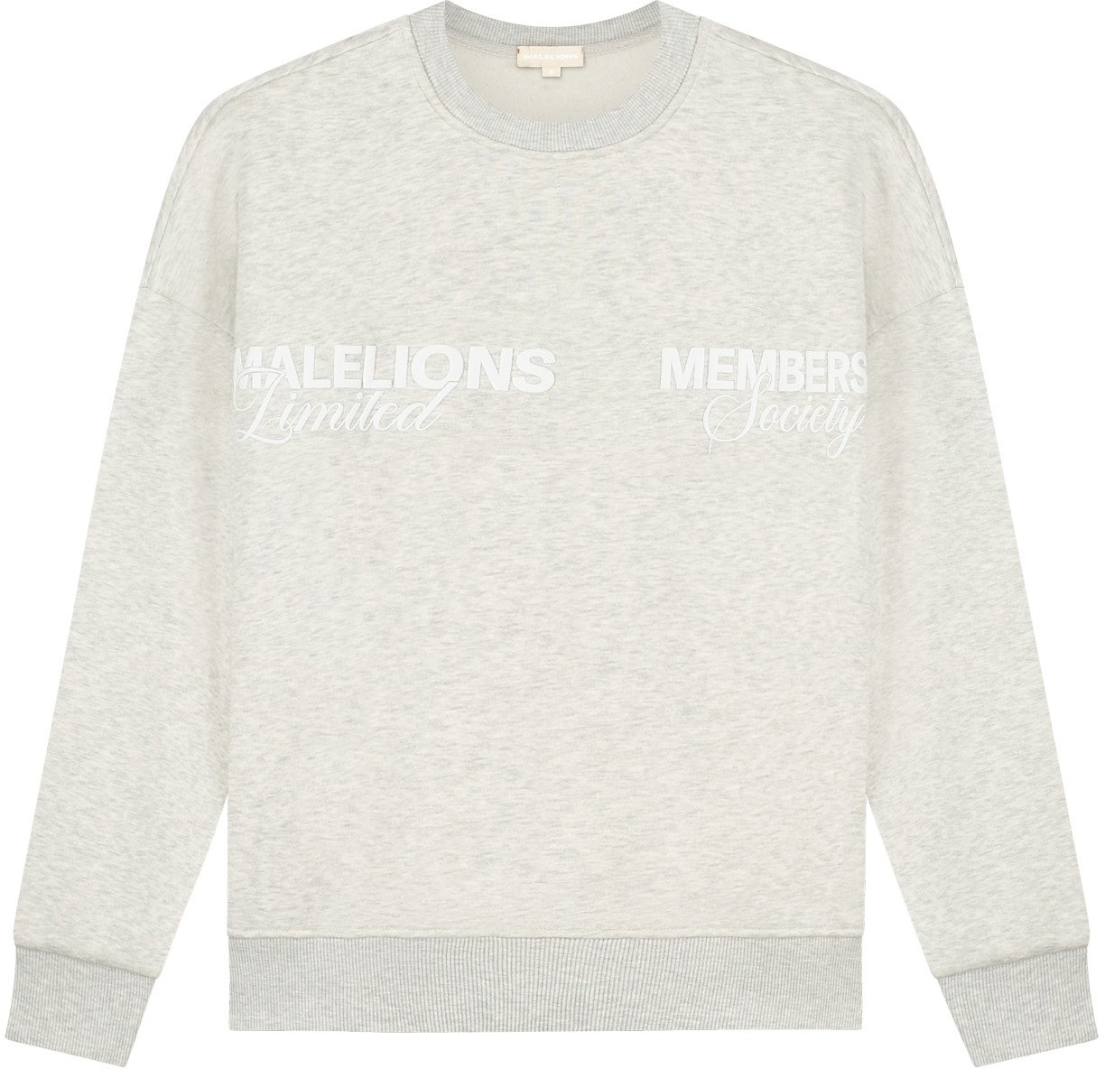 Malelions Malelions Women Members Society Sweater Grijs