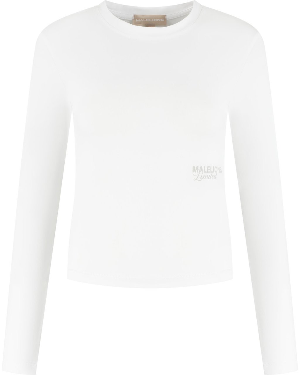 Malelions Malelions Women Members Society Longsleeve Top Wit