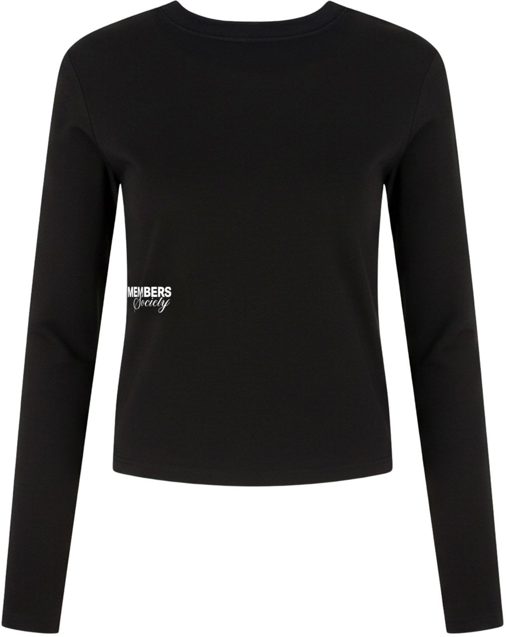 Malelions Malelions Women Members Society Longsleeve Top Zwart