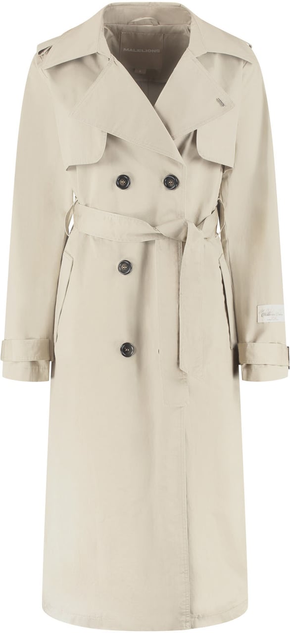 Malelions Malelions Women Label Trench Coat Beige