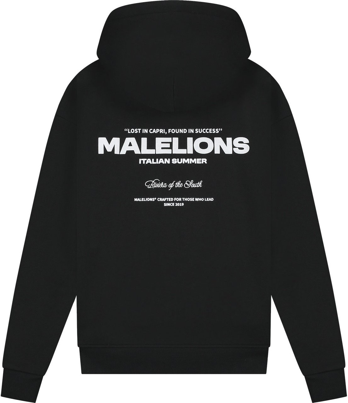 Malelions Malelions Women Italian Summer Hoodie Zwart