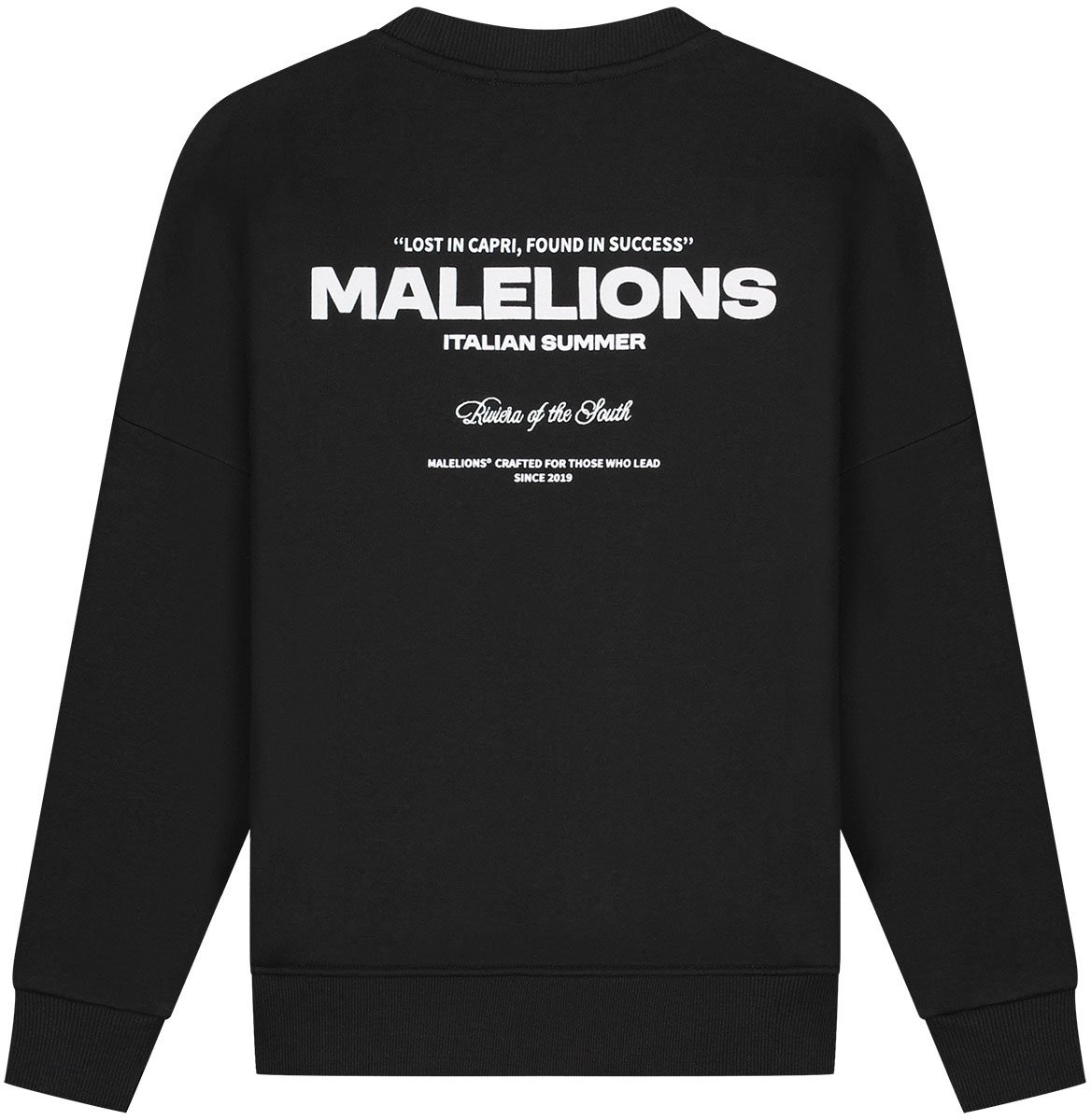 Malelions Malelions Women Italian Summer Sweater Zwart
