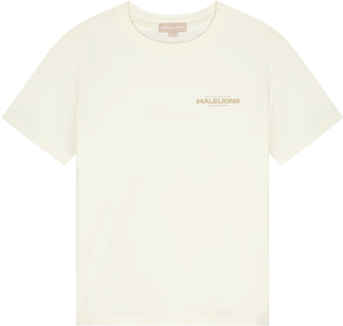 Malelions Malelions Women Italian Summer T-Shirt Bruin