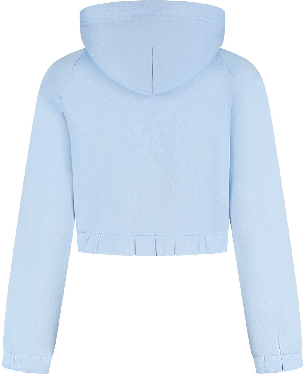 Malelions Malelions Women Cropped Emblem Zip Hoodie Blauw