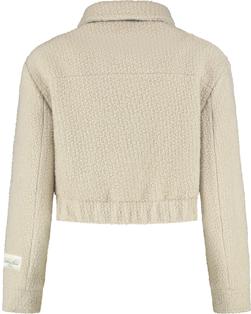 Malelions Malelions Women Label Bouclé Jacket Beige