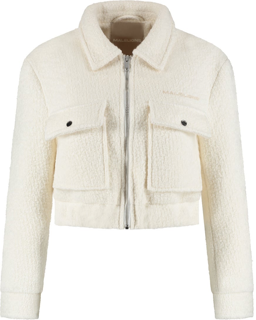 Malelions Malelions Women Label Bouclé Jacket Bruin