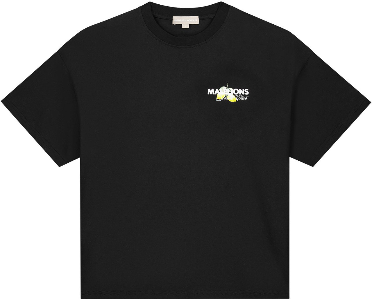Malelions Malelions Women Limone Di Capri Oversized T-Shirt Zwart