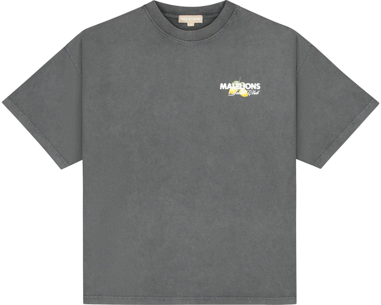 Malelions Malelions Women Limone Di Capri Oversized T-Shirt Grijs