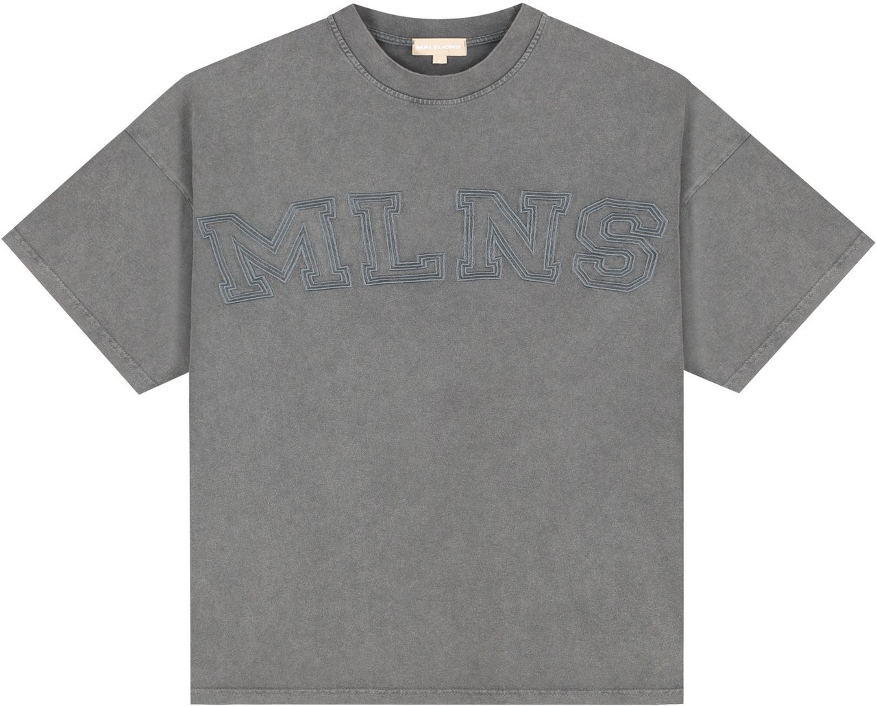 Malelions Malelions Women Varsity Oversized T-Shirt Grijs