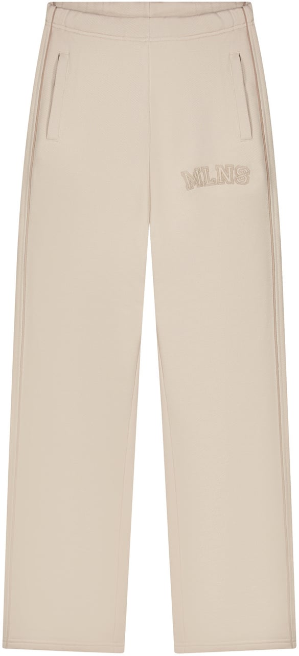 Malelions Malelions Women Varsity Straight Leg Sweatpants Beige