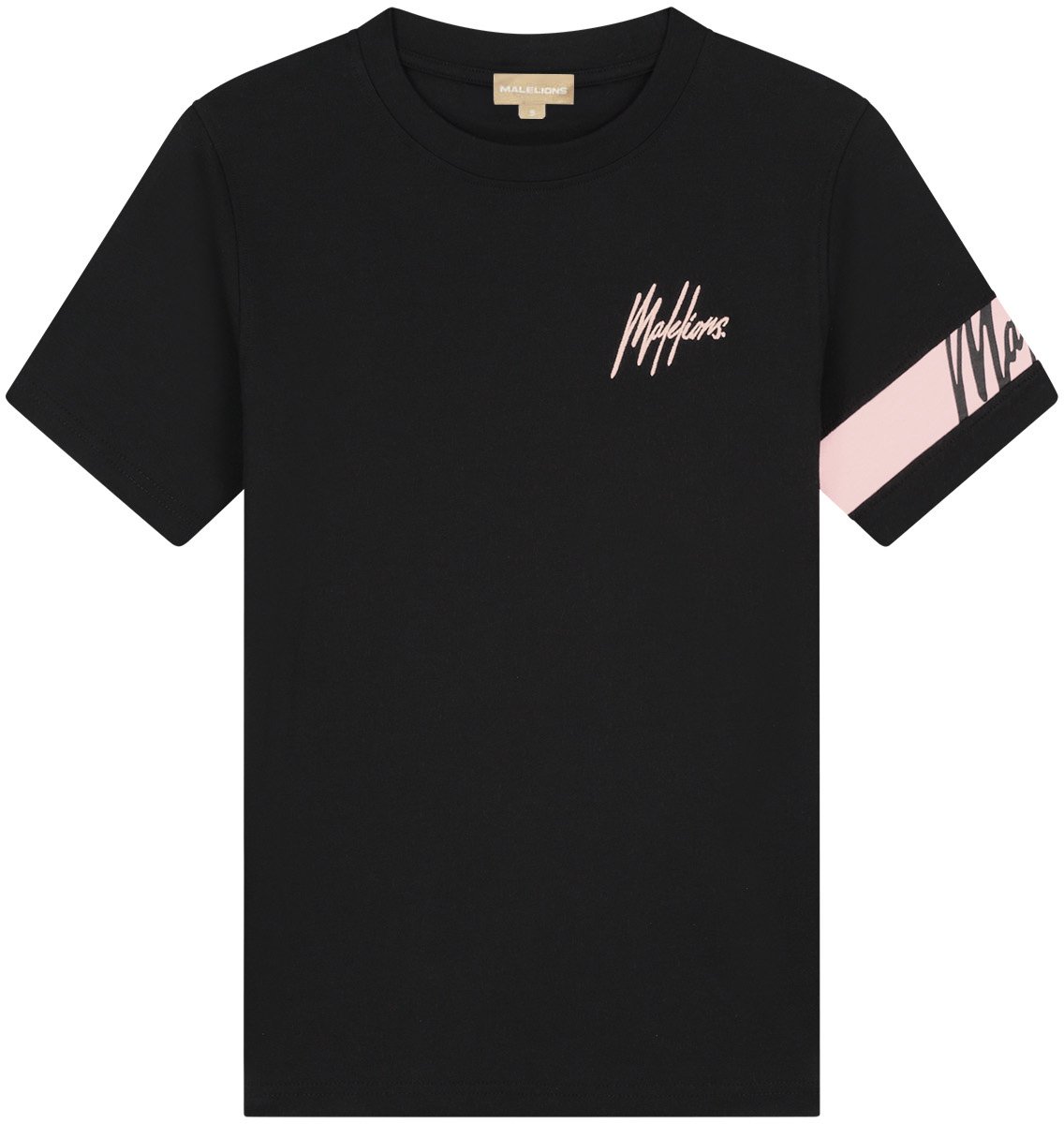 Malelions Women Captain T-Shirt Zwart