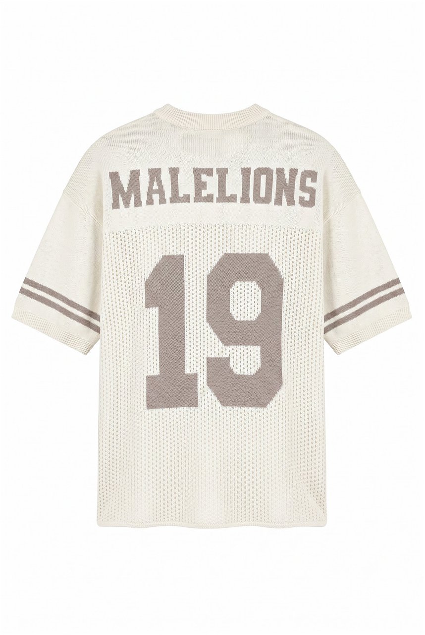 Malelions Malelions Women Knitted Football Jersey Wit