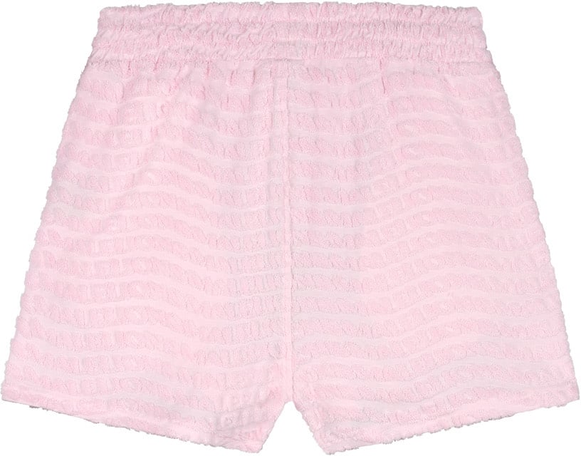 Malelions Women Monogram Wave Towelling Shorts Roze