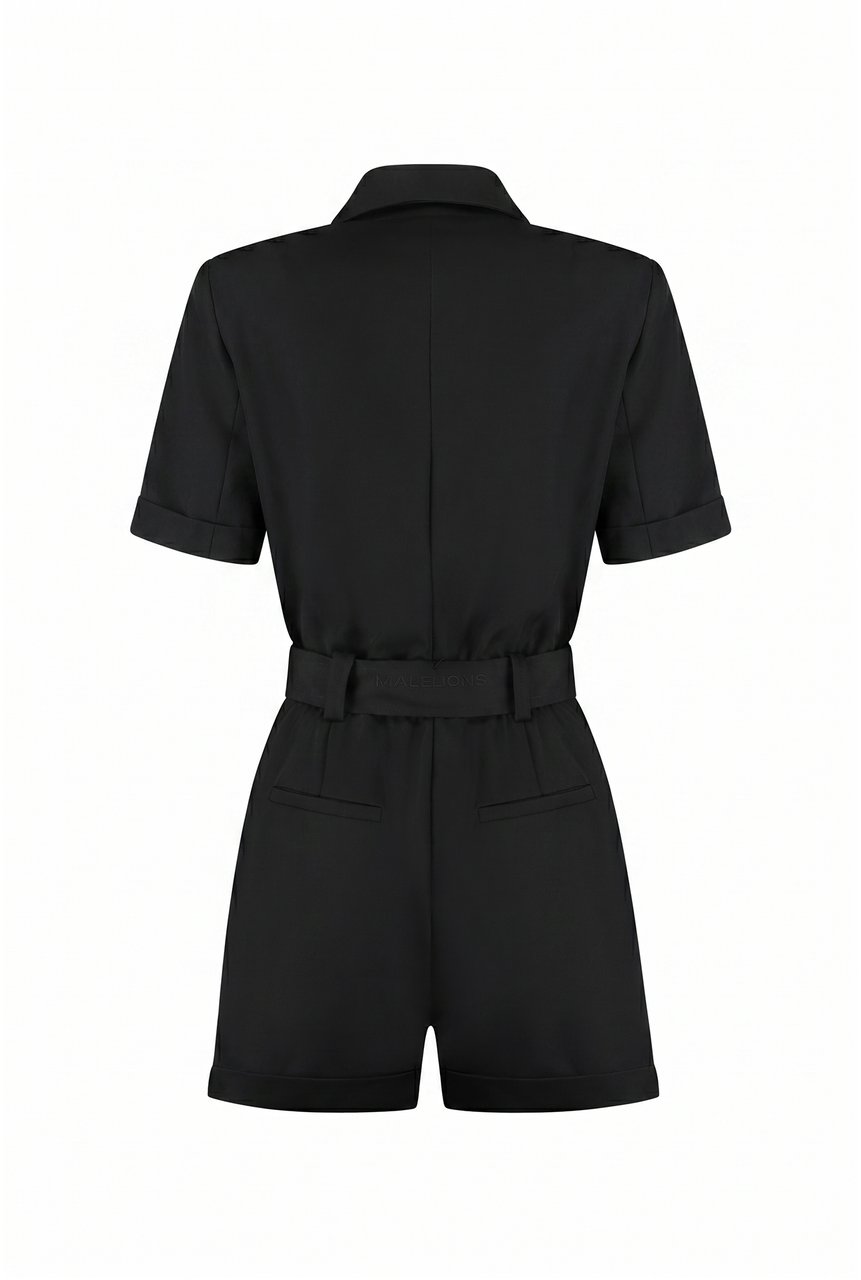 Malelions Women Playsuit Zwart