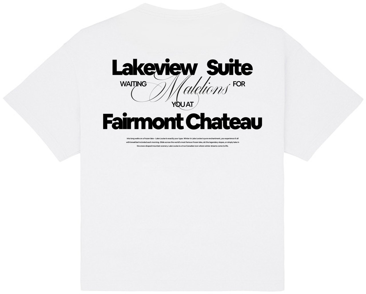 Malelions Women Lakeview Suite Oversized T-Shirt Wit