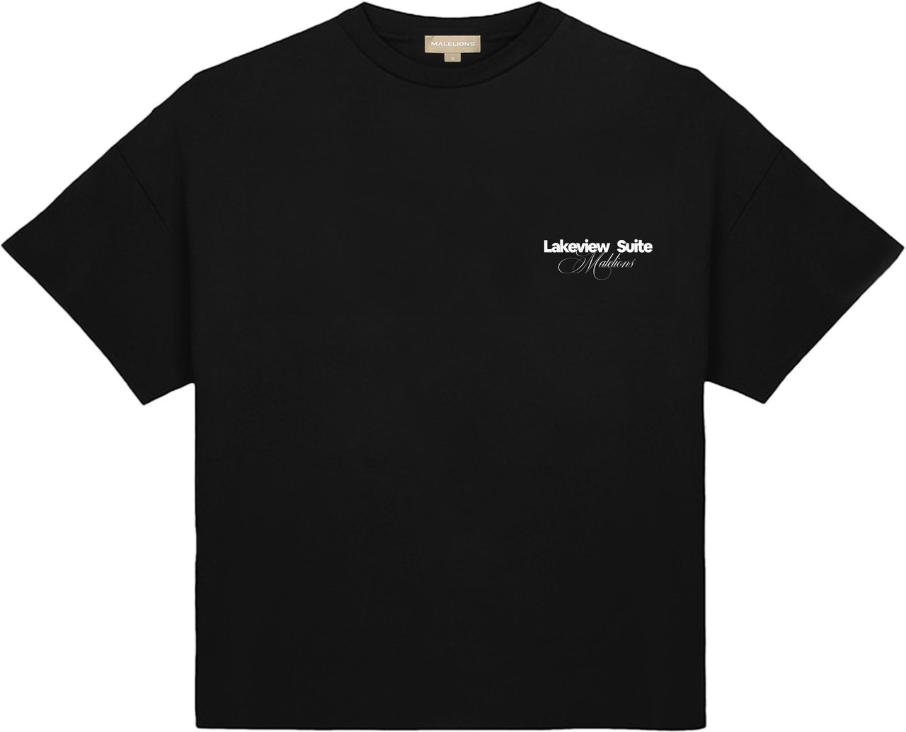 Malelions Women Lakeview Suite Oversized T-Shirt Zwart