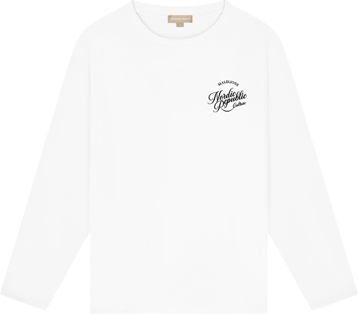Malelions Women Nordic Republic Longsleeve T-Shirt Wit