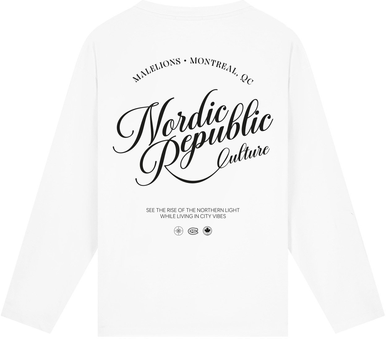 Malelions Women Nordic Republic Longsleeve T-Shirt Wit