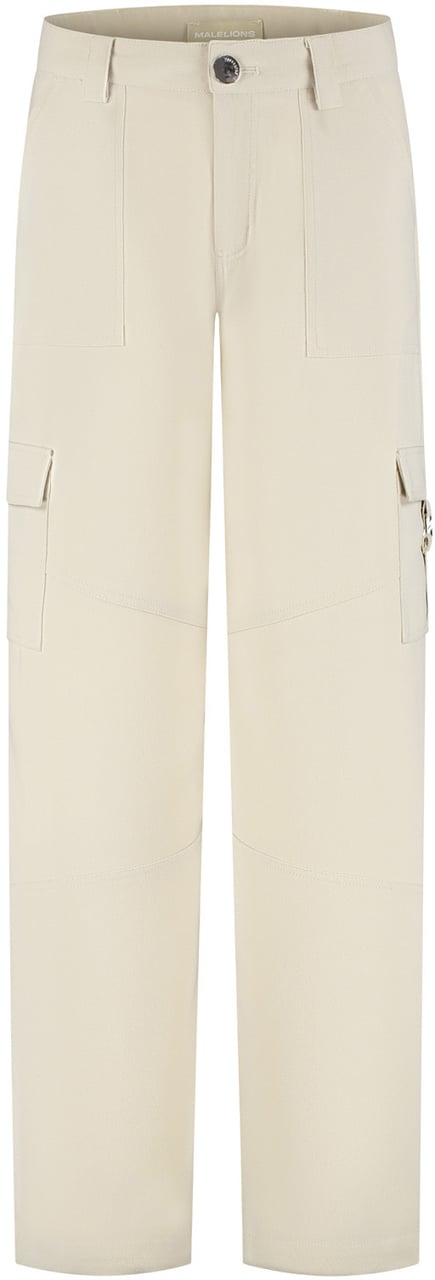 Malelions Malelions Women Straight Leg Cargo Pants Beige