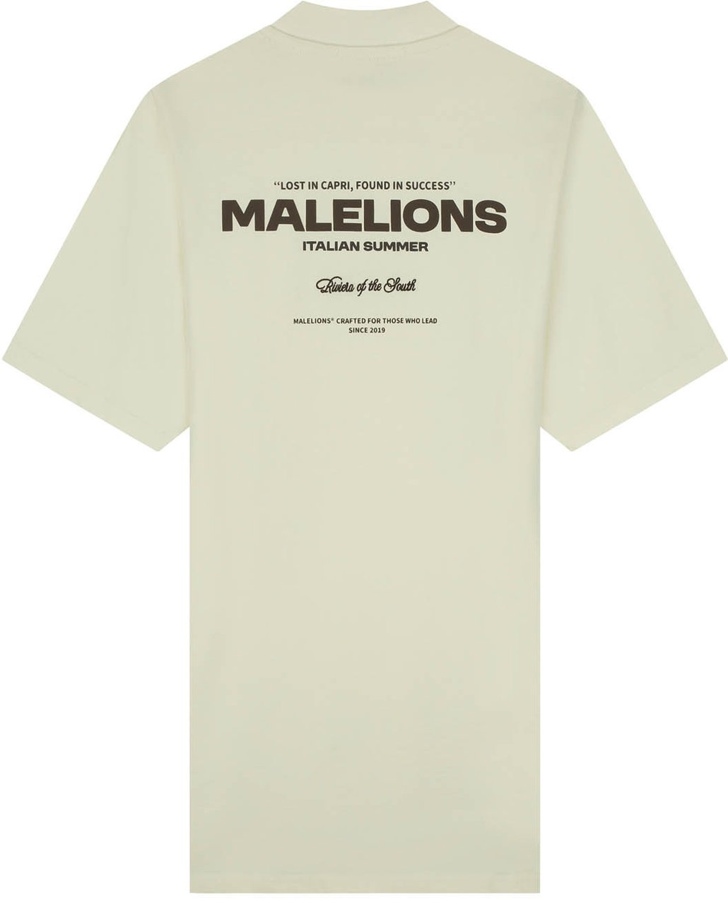 Malelions Malelions Women Italian Summer T-Shirt Dress Beige