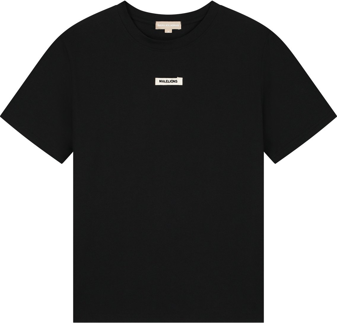 Malelions Malelions Women Patch Logo T-Shirt Zwart