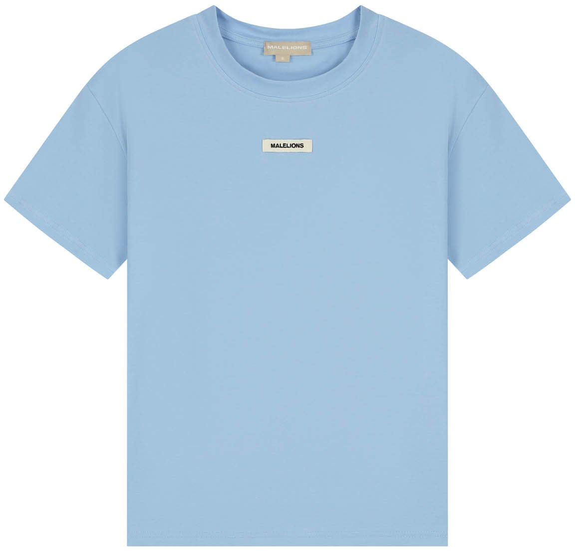 Malelions Malelions Women Patch Logo T-Shirt Blauw