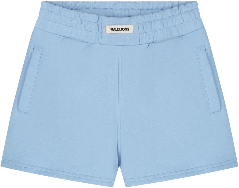 Malelions Malelions Women Patch Logo Shorts Blauw