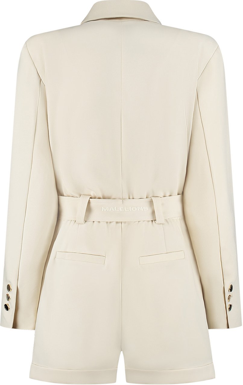 Malelions Malelions Women Label Playsuit Beige