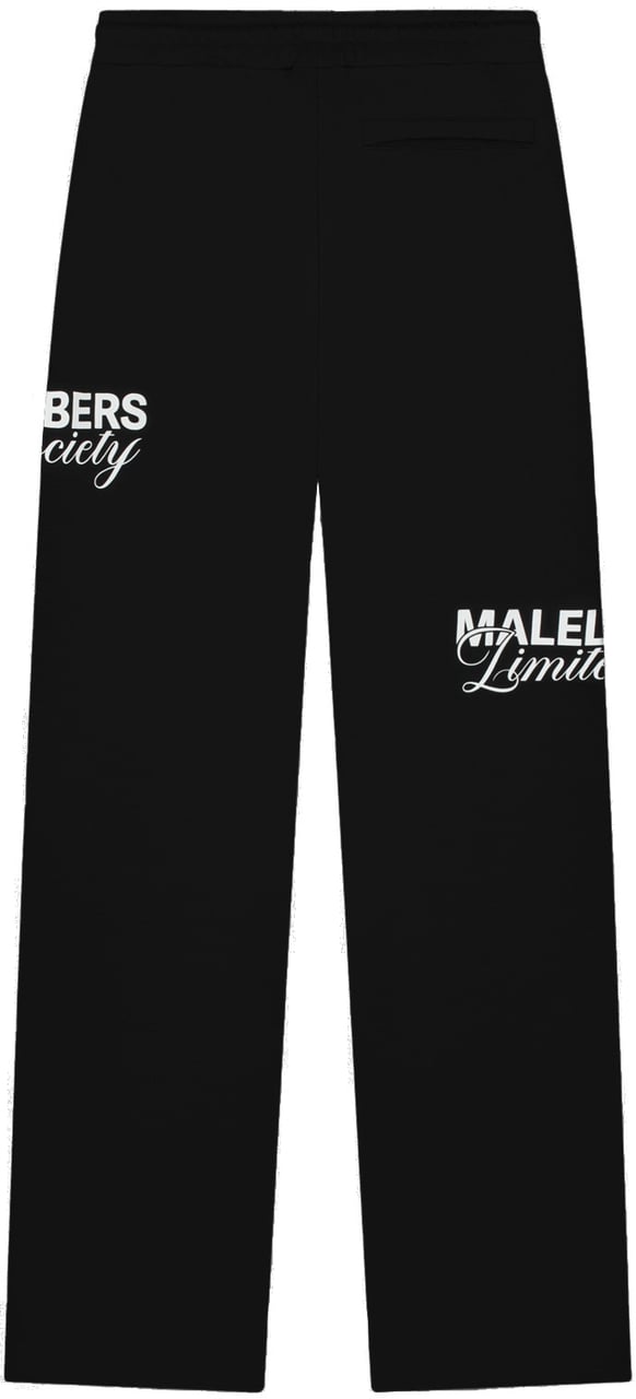 Malelions Women Members Society Straight Leg Sweatpants Zwart