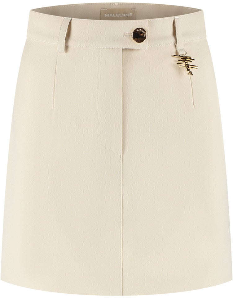 Malelions Malelions Women Charm Skirt Beige