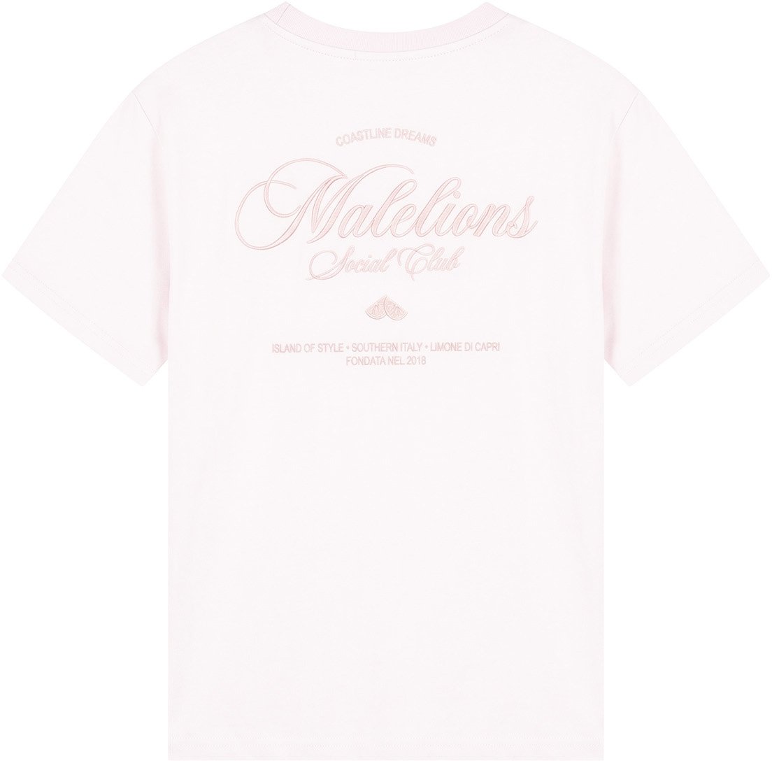 Malelions Malelions Women Social Club T-Shirt Roze