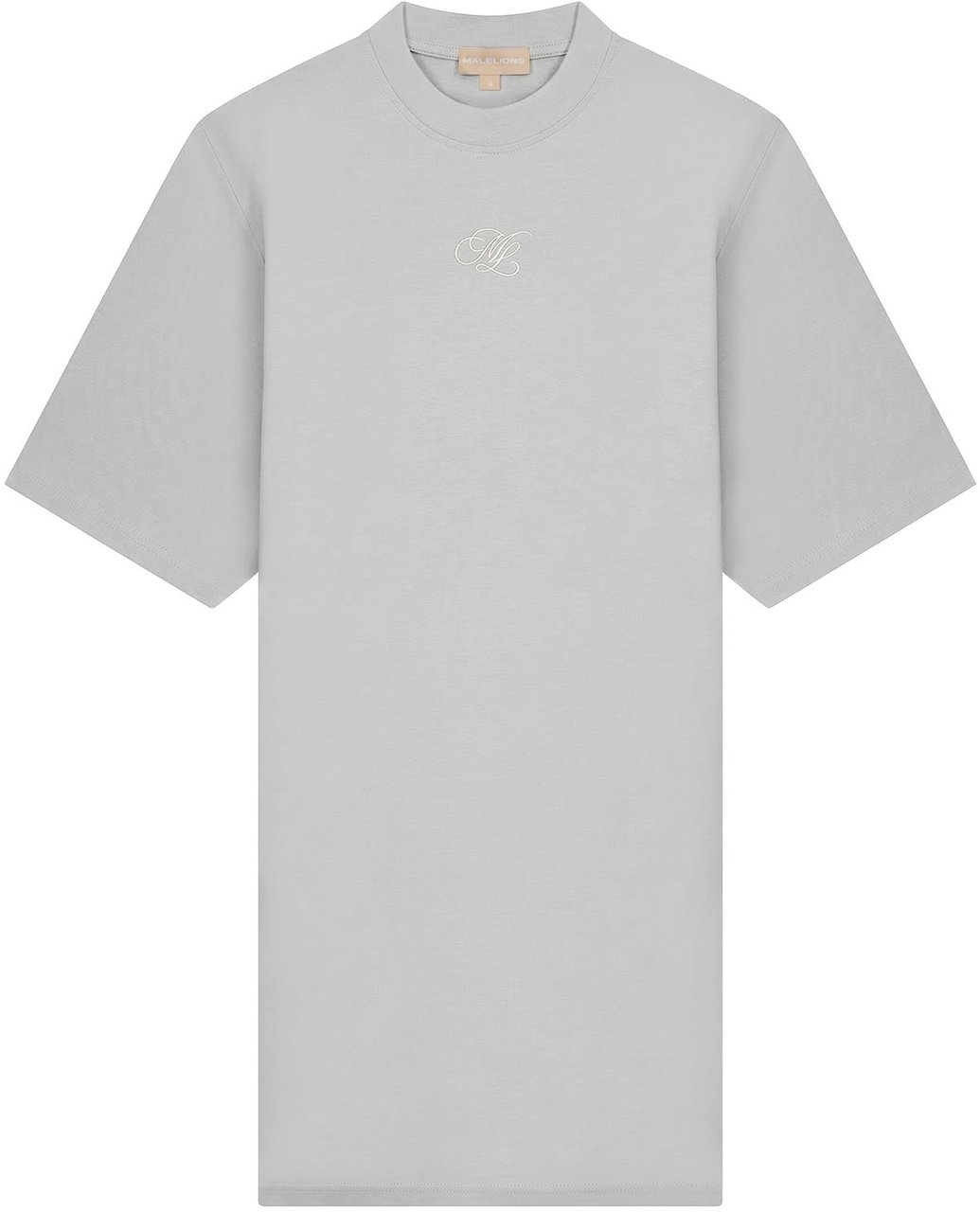 Malelions Women Studio T-Shirt Dress Grijs