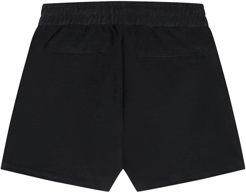 Malelions Malelions Women Italian Summer Towelling Shorts Zwart