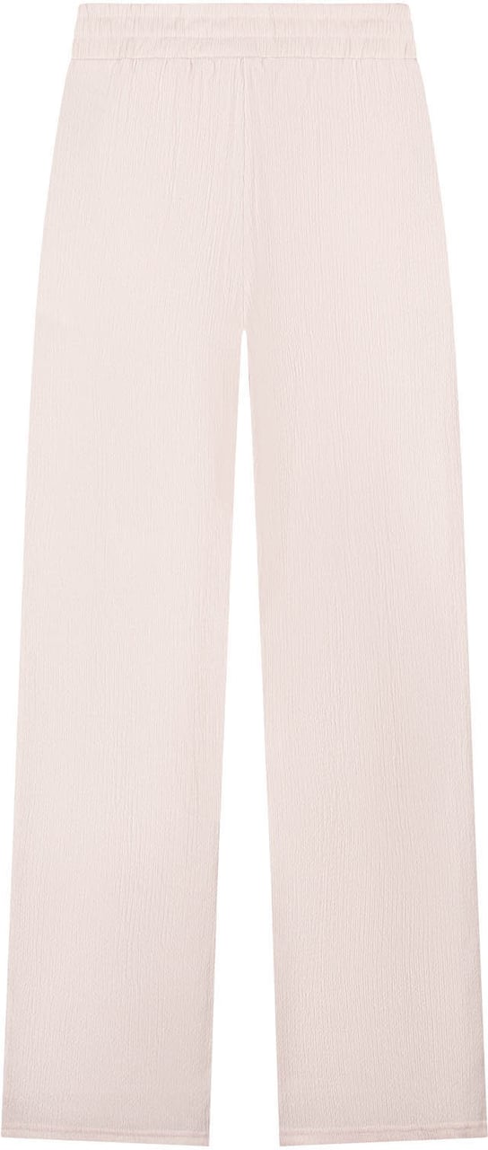 Malelions Women Seersucker Loose Fit Pants Roze