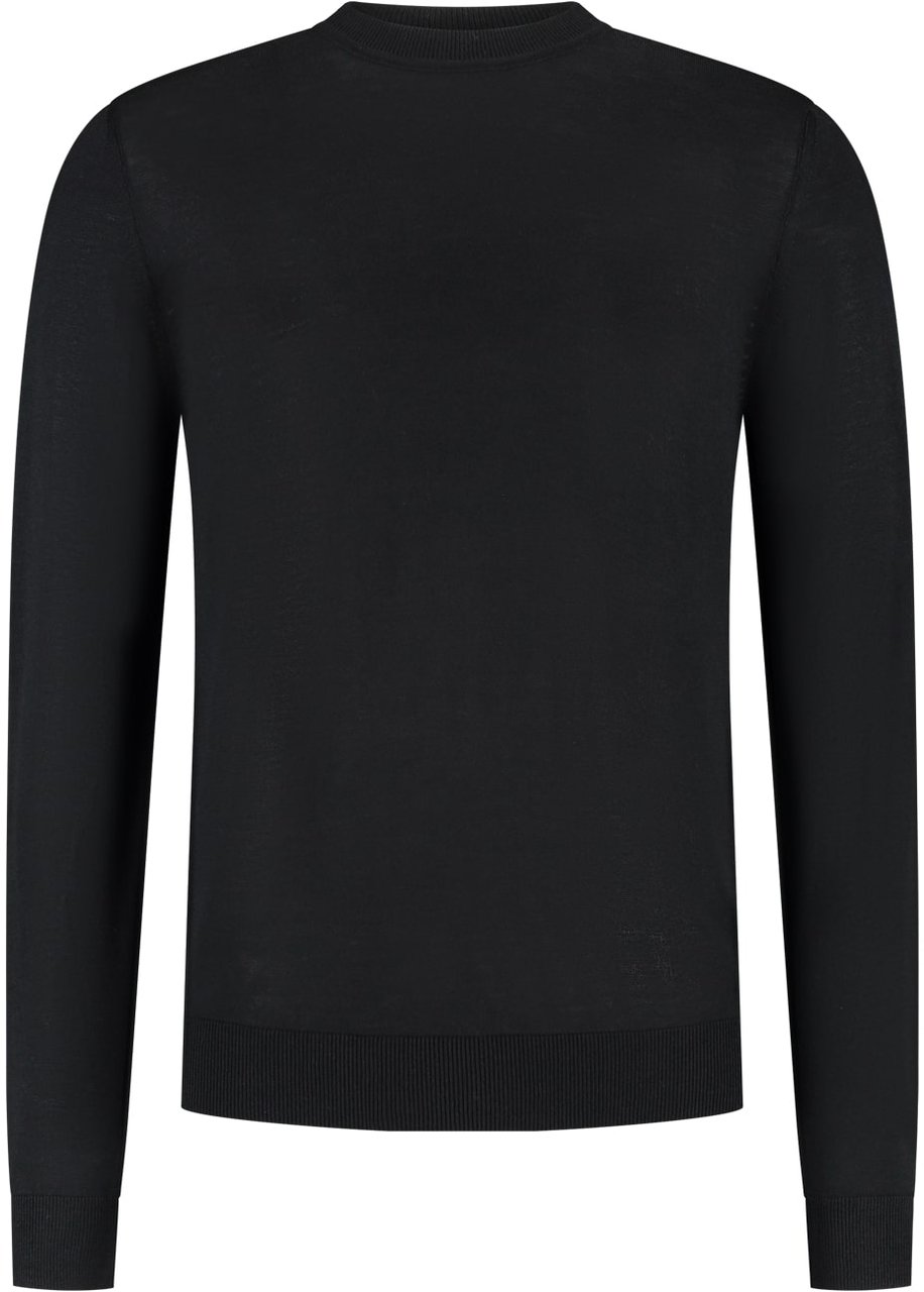 Malelions Premium Malelions Premium Merino Sweater Zwart