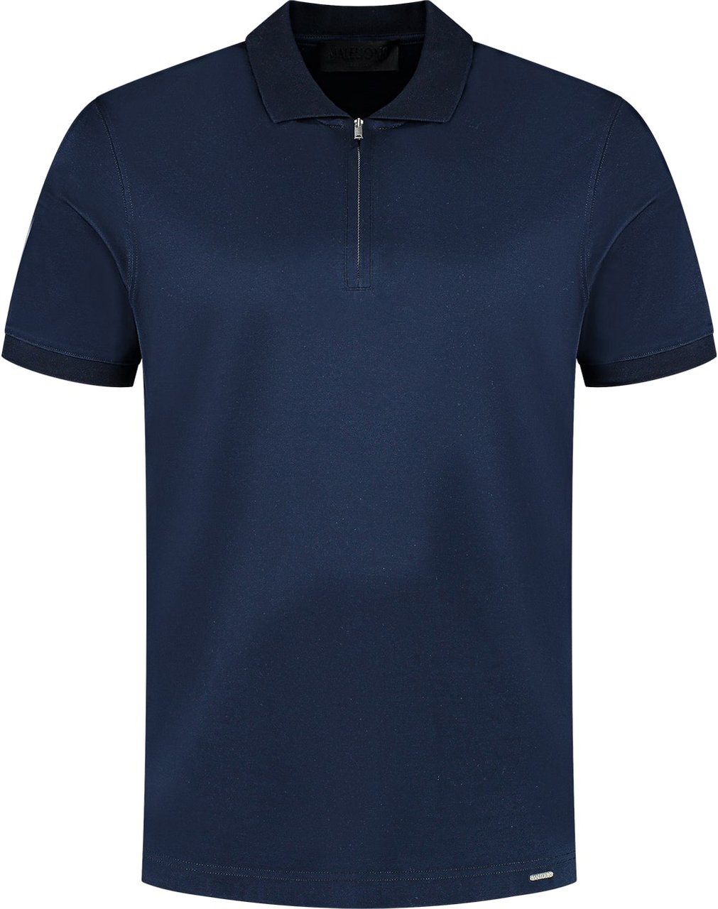Malelions Premium Malelions Premium Mercerized Cotton Polo Blauw