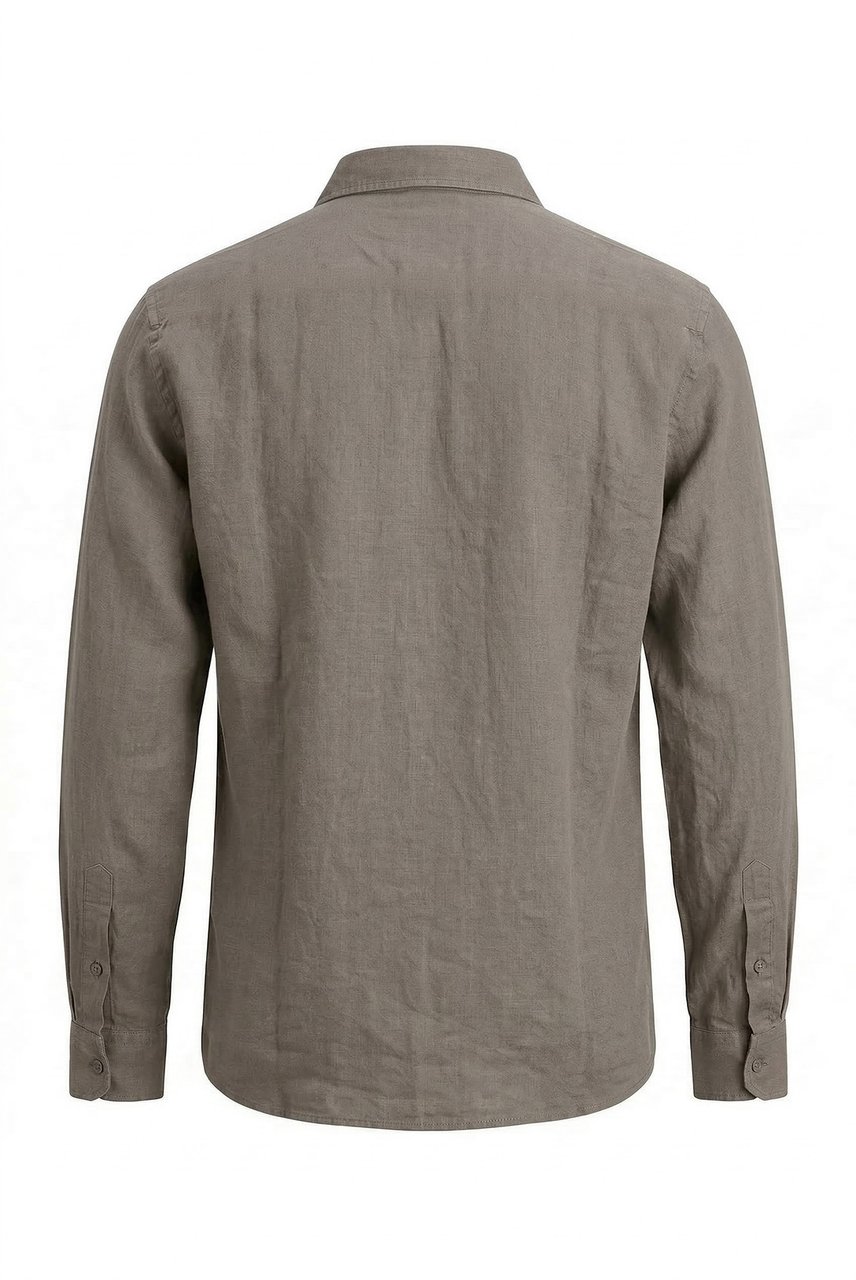 Malelions Premium Malelions Premium Linen Shirt Beige