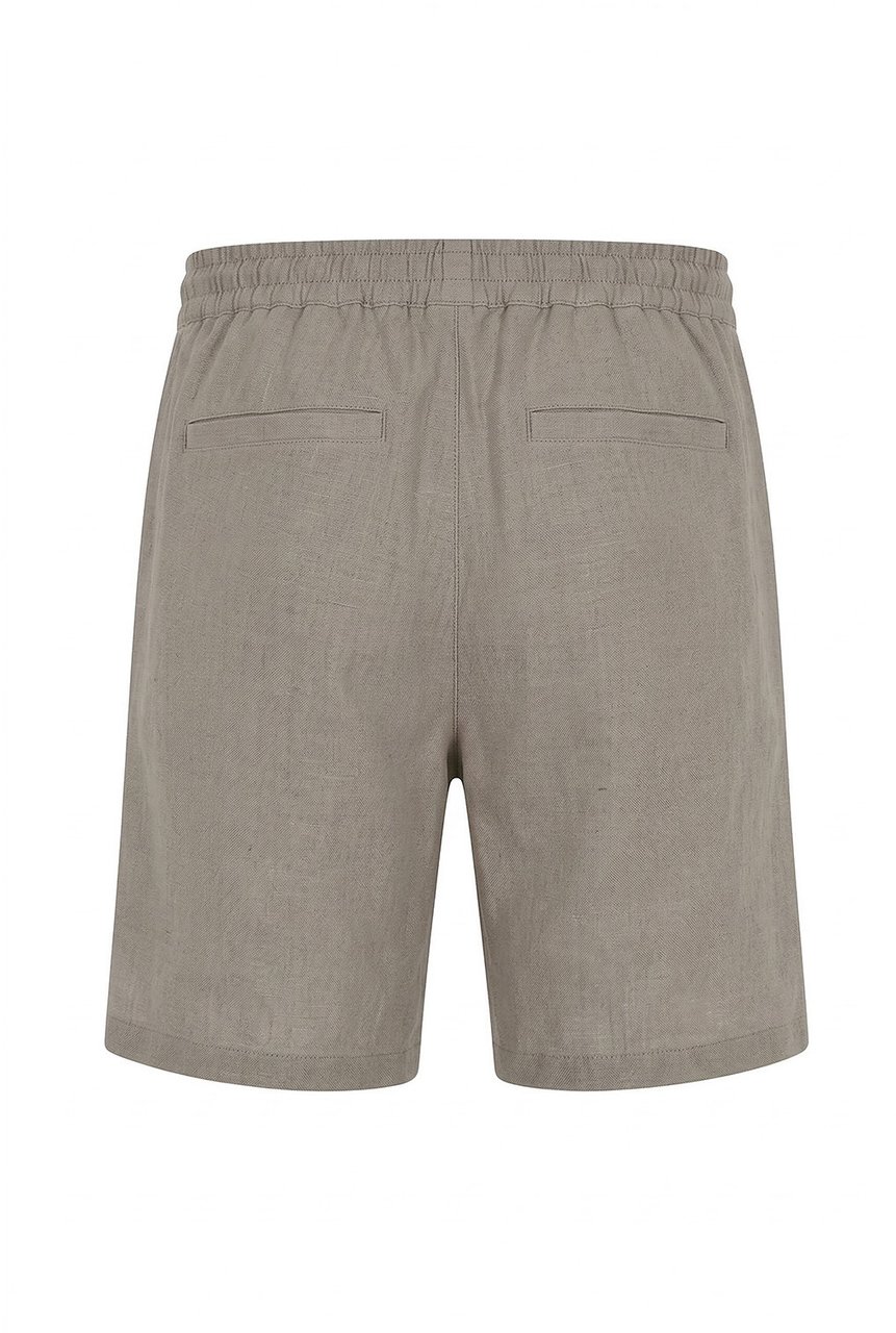 Malelions Premium Linen Shorts Beige