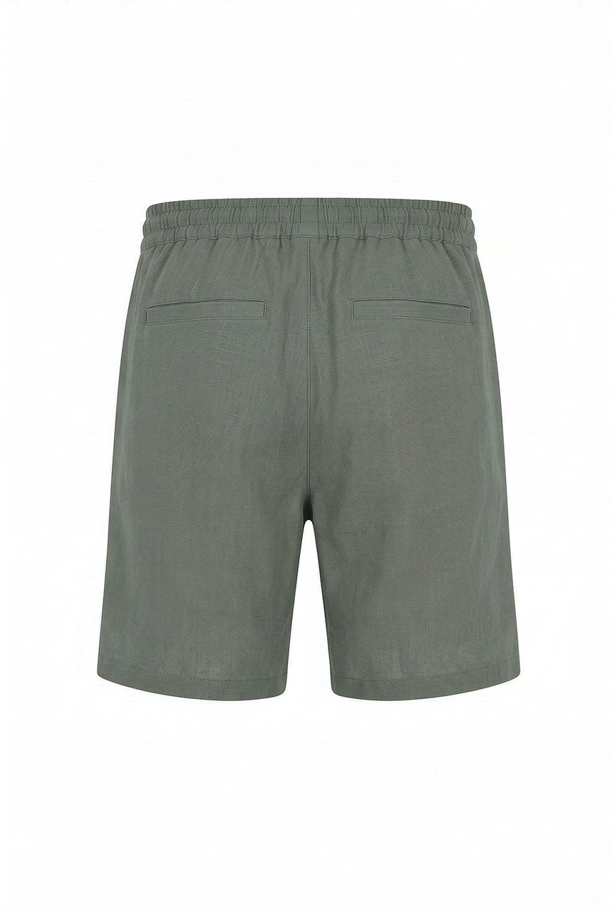 Malelions Premium Linen Shorts Groen
